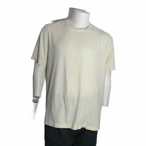 Island Shores Mens XL T Shirt Short Sleeve Cream